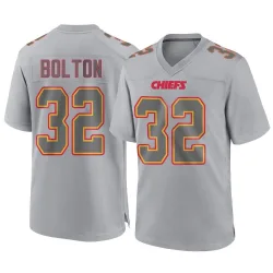 Men's Nick Bolton Kansas City Chiefs No.32 Game Atmosphere Fashion Jersey - Gray