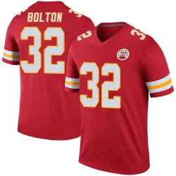Men's Nick Bolton Kansas City Chiefs No.32 Legend Color Rush Jersey - Red