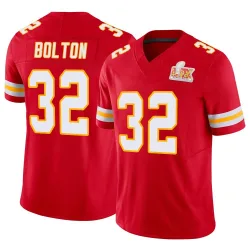 Men's Nick Bolton Kansas City Chiefs No.32 Limited Vapor F.U.S.E. Super Bowl LIX Jersey - Red