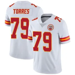 Men's Nick Torres Kansas City Chiefs No.79 Limited Vapor Untouchable Jersey - White
