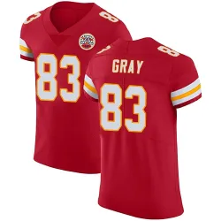 Men's Noah Gray Kansas City Chiefs No.83 Elite Team Color Vapor Untouchable Jersey - Red