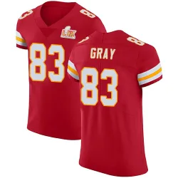Men's Noah Gray Kansas City Chiefs No.83 Elite Team Color Vapor Untouchable Super Bowl LIX Jersey - Red