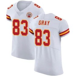 Men's Noah Gray Kansas City Chiefs No.83 Elite Vapor Untouchable Jersey - White