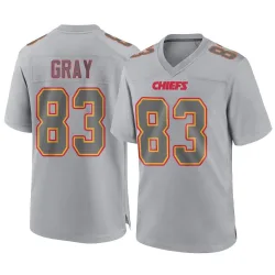 Men's Noah Gray Kansas City Chiefs No.83 Game Atmosphere Fashion Jersey - Gray
