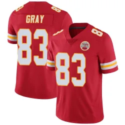 Men's Noah Gray Kansas City Chiefs No.83 Limited Team Color Vapor Untouchable Jersey - Red