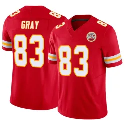 Men's Noah Gray Kansas City Chiefs No.83 Limited Vapor F.U.S.E. Jersey - Red