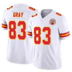 Men's Noah Gray Kansas City Chiefs No.83 Limited Vapor F.U.S.E. Jersey - White