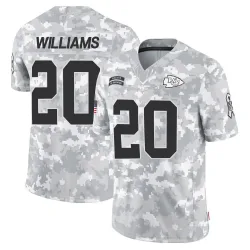 Men's Nohl Williams Kansas City Chiefs No.20 Limited 2024 Salute to Service Jersey - Arctic Camo