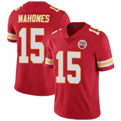 Men's Patrick Mahomes Kansas City Chiefs No.15 Limited Team Color Vapor Untouchable Jersey - Red