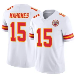 Men's Patrick Mahomes Kansas City Chiefs No.15 Limited Vapor F.U.S.E. Jersey - White