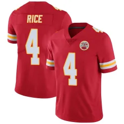 Men's Rashee Rice Kansas City Chiefs No.4 Limited Team Color Vapor Untouchable Jersey - Red