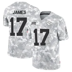 Men's Richie James Kansas City Chiefs No.17 Limited 2024 Salute to Service Jersey - Arctic Camo