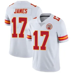 Men's Richie James Kansas City Chiefs No.17 Limited Vapor Untouchable Jersey - White