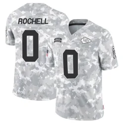 Men's Robert Rochell Kansas City Chiefs No.0 Limited 2024 Salute to Service Jersey - Arctic Camo