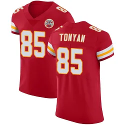 Men's Robert Tonyan Kansas City Chiefs No.85 Elite Team Color Vapor Untouchable Jersey - Red