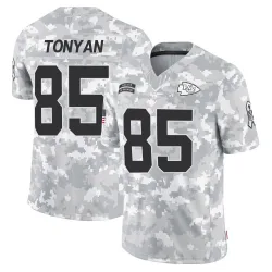 Men's Robert Tonyan Kansas City Chiefs No.85 Limited 2024 Salute to Service Jersey - Arctic Camo