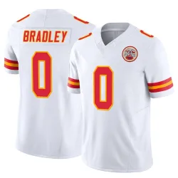 Men's Shaun Bradley Kansas City Chiefs No.0 Limited Vapor F.U.S.E. Jersey - White
