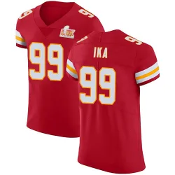 Men's Siaki Ika Kansas City Chiefs No.99 Elite Team Color Vapor Untouchable Super Bowl LIX Jersey - Red