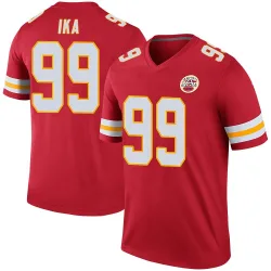 Men's Siaki Ika Kansas City Chiefs No.99 Legend Color Rush Jersey - Red