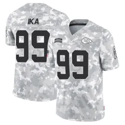 Men's Siaki Ika Kansas City Chiefs No.99 Limited 2024 Salute to Service Jersey - Arctic Camo