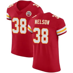 Men's Steven Nelson Kansas City Chiefs No.38 Elite Team Color Vapor Untouchable Jersey - Red
