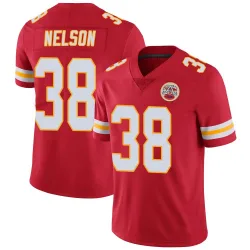 Men's Steven Nelson Kansas City Chiefs No.38 Limited Team Color Vapor Untouchable Jersey - Red