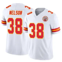 Men's Steven Nelson Kansas City Chiefs No.38 Limited Vapor F.U.S.E. Jersey - White