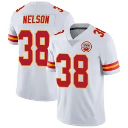Men's Steven Nelson Kansas City Chiefs No.38 Limited Vapor Untouchable Jersey - White