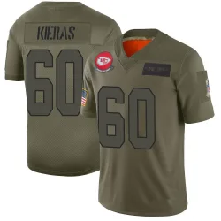 Men's Tautvydas Kieras Kansas City Chiefs No.60 Limited 2019 Salute to Service Jersey - Camo