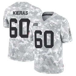 Men's Tautvydas Kieras Kansas City Chiefs No.60 Limited 2024 Salute to Service Jersey - Arctic Camo