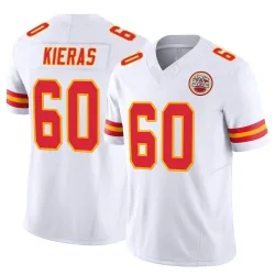 Men's Tautvydas Kieras Kansas City Chiefs No.60 Limited Vapor F.U.S.E. Jersey - White
