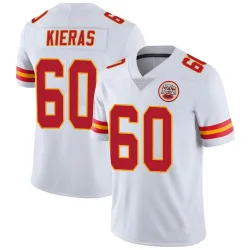 Men's Tautvydas Kieras Kansas City Chiefs No.60 Limited Vapor Untouchable Jersey - White