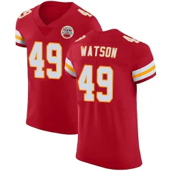 Men's Tre Watson Kansas City Chiefs No.49 Elite Team Color Vapor Untouchable Jersey - Red