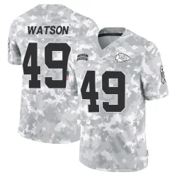 Men's Tre Watson Kansas City Chiefs No.49 Limited 2024 Salute to Service Jersey - Arctic Camo
