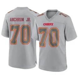 Men's Tremayne Anchrum Jr. Kansas City Chiefs No.70 Game Atmosphere Fashion Jersey - Gray