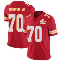 Men's Tremayne Anchrum Jr. Kansas City Chiefs No.70 Limited Team Color Vapor Untouchable Super Bowl LIX Jersey - Red