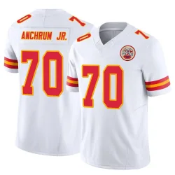 Men's Tremayne Anchrum Jr. Kansas City Chiefs No.70 Limited Vapor F.U.S.E. Jersey - White