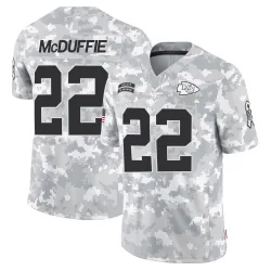 Men's Trent McDuffie Kansas City Chiefs No.22 Limited 2024 Salute to Service Jersey - Arctic Camo