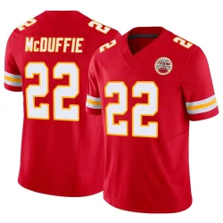 Men's Trent McDuffie Kansas City Chiefs No.22 Limited Vapor F.U.S.E. Jersey - Red