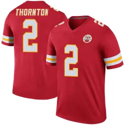 Men's Tyquan Thornton Kansas City Chiefs No.2 Legend Color Rush Jersey - Red