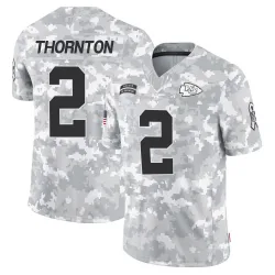 Men's Tyquan Thornton Kansas City Chiefs No.2 Limited 2024 Salute to Service Jersey - Arctic Camo