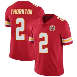 Men's Tyquan Thornton Kansas City Chiefs No.2 Limited Team Color Vapor Untouchable Jersey - Red