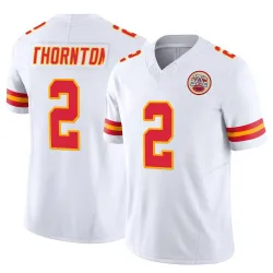 Men's Tyquan Thornton Kansas City Chiefs No.2 Limited Vapor F.U.S.E. Jersey - White