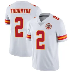 Men's Tyquan Thornton Kansas City Chiefs No.2 Limited Vapor Untouchable Jersey - White