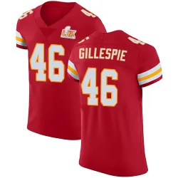 Men's Tyree Gillespie Kansas City Chiefs No.46 Elite Team Color Vapor Untouchable Super Bowl LIX Jersey - Red