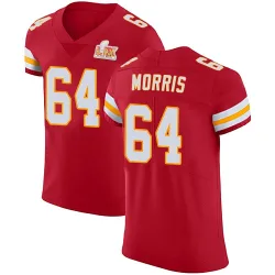 Men's Wanya Morris Kansas City Chiefs No.64 Elite Team Color Vapor Untouchable Super Bowl LIX Jersey - Red