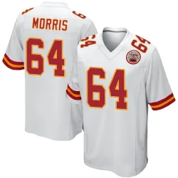Men's Wanya Morris Kansas City Chiefs No.64 Game Jersey - White