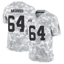 Men's Wanya Morris Kansas City Chiefs No.64 Limited 2024 Salute to Service Jersey - Arctic Camo
