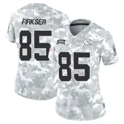 Women's Anthony Firkser Kansas City Chiefs No.85 Limited 2024 Salute to Service Jersey - Arctic Camo