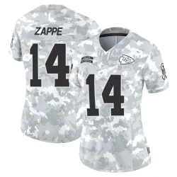 Women's Bailey Zappe Kansas City Chiefs No.14 Limited 2024 Salute to Service Jersey - Arctic Camo